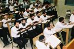 Students learn at the Kollel Ateret Shlomo