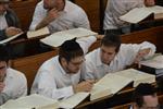 Mir Yeshiva students studying in Jerusalem