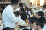 Mir Yeshiva students studying in Jerusalem