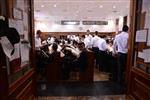 Mir Yeshiva students studying in Jerusalem