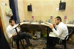 Mir Yeshiva students studying in Jerusalem