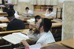 Mir Yeshiva students studying in Jerusalem