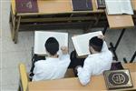 Mir Yeshiva students studying in Jerusalem