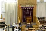 Mir Yeshiva students studying in Jerusalem