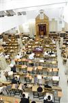 Mir Yeshiva students studying in Jerusalem