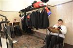 Mir Yeshiva students studying in Jerusalem