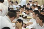 Mir Yeshiva students studying in Jerusalem