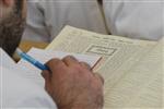 Mir Yeshiva students studying in Jerusalem