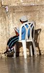 Child at the Western Wall