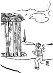 Illustration of sukkah