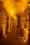Underground tunnels in the Old City of Jerusalem Western Wall