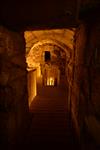 Underground tunnels in the Old City of Jerusalem Western Wall