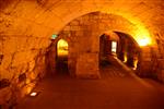 Underground tunnels in the Old City of Jerusalem Western Wall