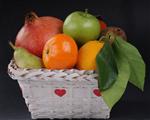 fruit in a pretty basket