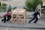 Children collecting firewood Lag BaOmer