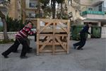 Children collecting firewood Lag BaOmer