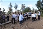 Children collecting firewood Lag BaOmer