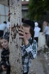 ילדים אוספים עצים למדורת ל&quot;ג בעומר