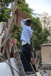 Children collecting firewood Lag BaOmer