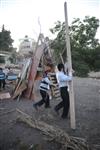 Children collecting firewood Lag BaOmer