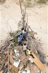 Children collecting firewood Lag BaOmer