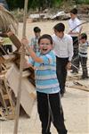 Children collecting firewood Lag BaOmer