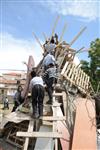 Children collecting firewood Lag BaOmer