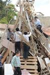 Children collecting firewood Lag BaOmer