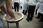 Unleavened bread are baked in a special oven to be kosher for Passover