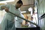 Unleavened bread are baked in a special oven to be kosher for Passover