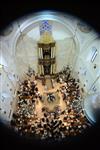 Great Ashkenazi synagogue in the Old City of Jerusalem was destroyed and renovated several times