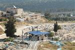 The old cemetery on the slopes of the Old Town in Safed