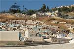 The old cemetery on the slopes of the Old Town in Safed