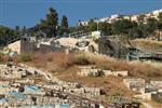 The old cemetery on the slopes of the Old Town in Safed