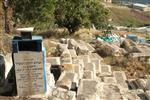 The old cemetery on the slopes of the Old Town in Safed