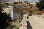 The old cemetery on the slopes of the Old Town in Safed