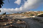 The old cemetery on the slopes of the Old Town in Safed