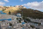 The old cemetery on the slopes of the Old Town in Safed