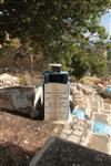 The old cemetery on the slopes of the Old Town in Safed