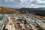 The old cemetery on the slopes of the Old Town in Safed