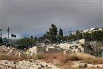 The old cemetery on the slopes of the Old Town in Safed