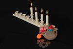 hanukkah dreidel Menorah