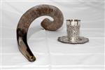 Shofar for blowing the shofar on Rosh Hashanah