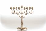 Silver menorah