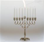 Silver menorah