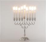 Silver menorah