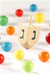 Dreidel in motion