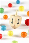 Dreidel in motion