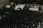 The Rebbe and Chassidim do Tashlich for the Day of Atonement