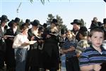 The Rebbe and Chassidim do Tashlich for the Day of Atonement